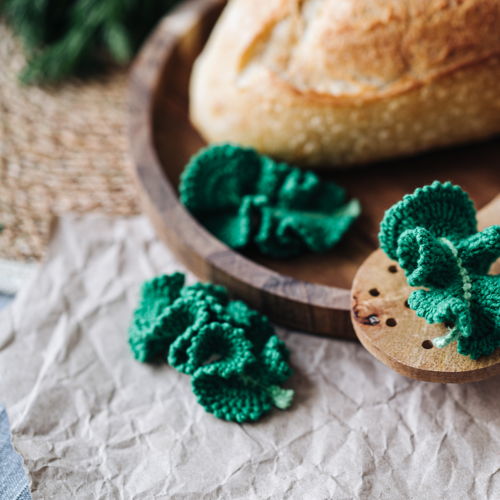 HERBS crochet pattern PDF - Dill, Parsley, Beet leaves, Kale, Spinach. Greens crochet patterns. Crochet food pattern.