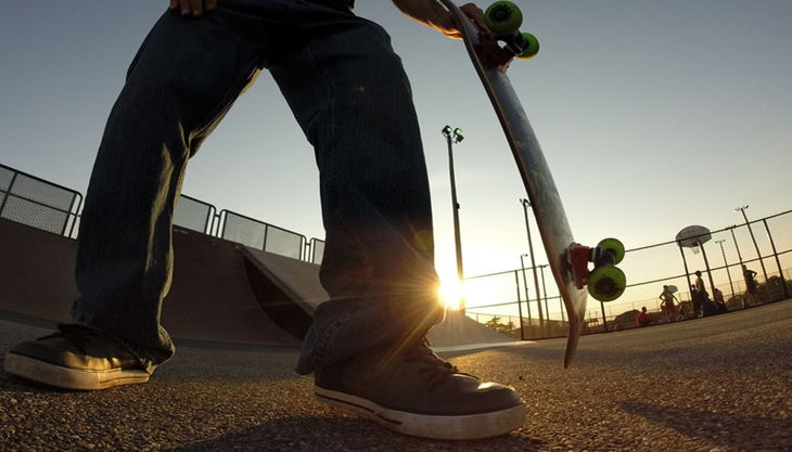 open airea skate area