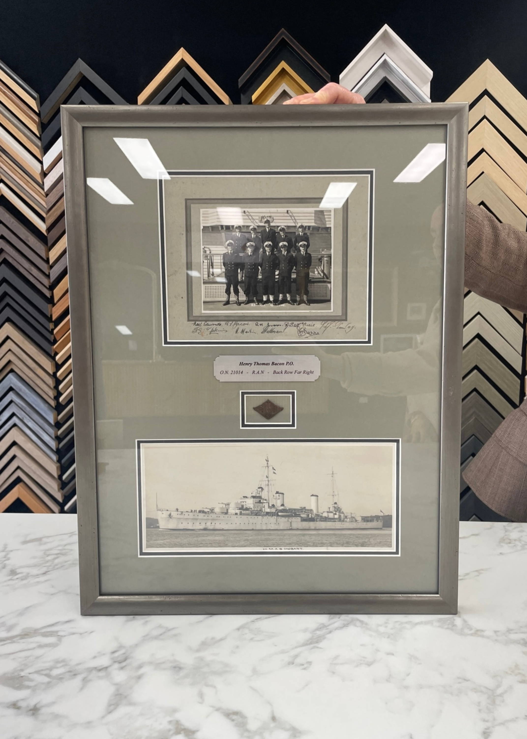 Framed War Medals by FRAMING TO A T