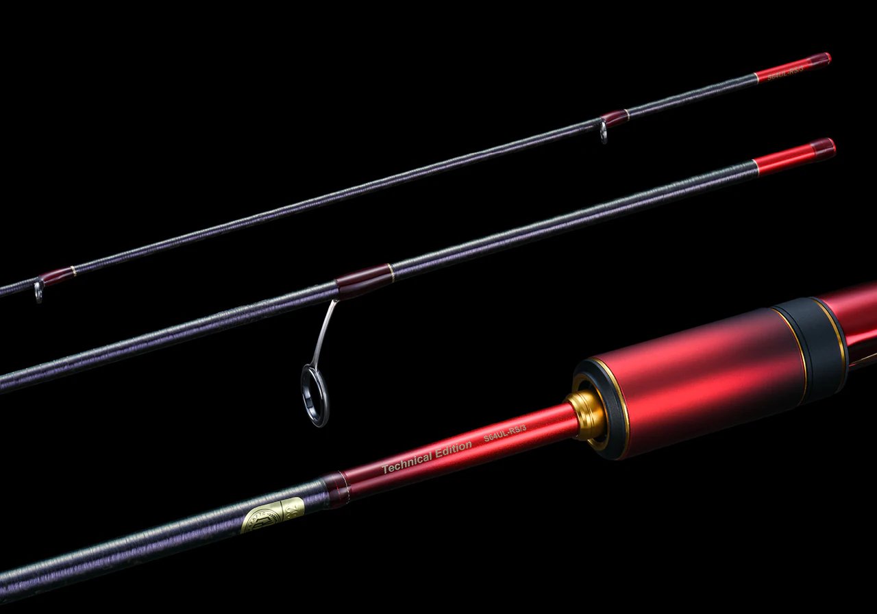 美しさと軽さ、感度をバランスよく高めるオーロラエアロコート採用。