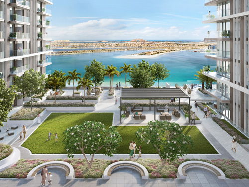 New development project Emaar Beachfront in Dubai – exclusive living directly by the sea