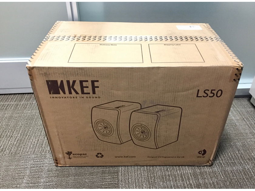 KEF LS50 BRAND NEW in Sealed Box Black finish