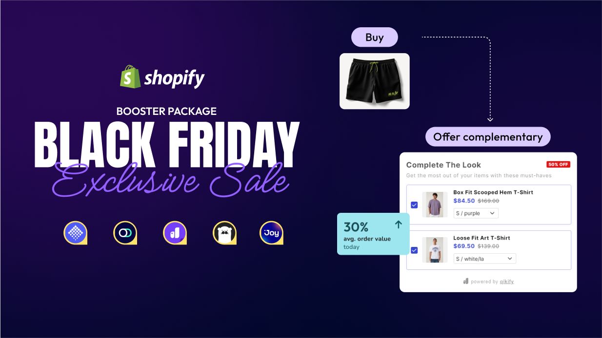 Shopify Booster Package For Black Friday 2024 by Qikify