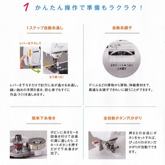 かんたん操作で準備もラクラク！画像