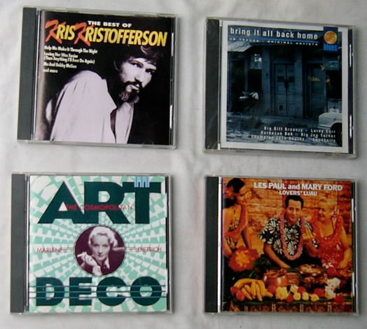 CDs--lot of 6 various - artists--selling as lot