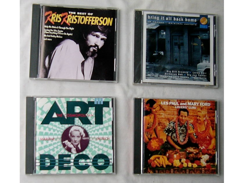 CDs--lot of 6 various - artists--selling as lot