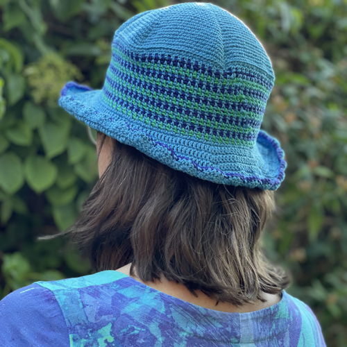 Muster: gehäkelter Sommerhut Diny.