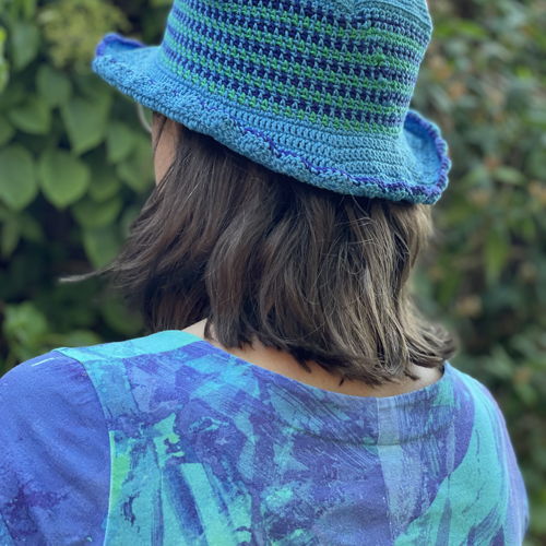 Pattern: crocheted Summer Hat Diny.