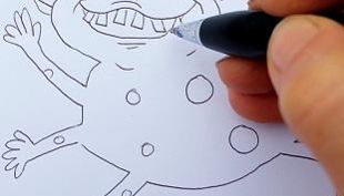 lustige monster zeichnen kl dscf