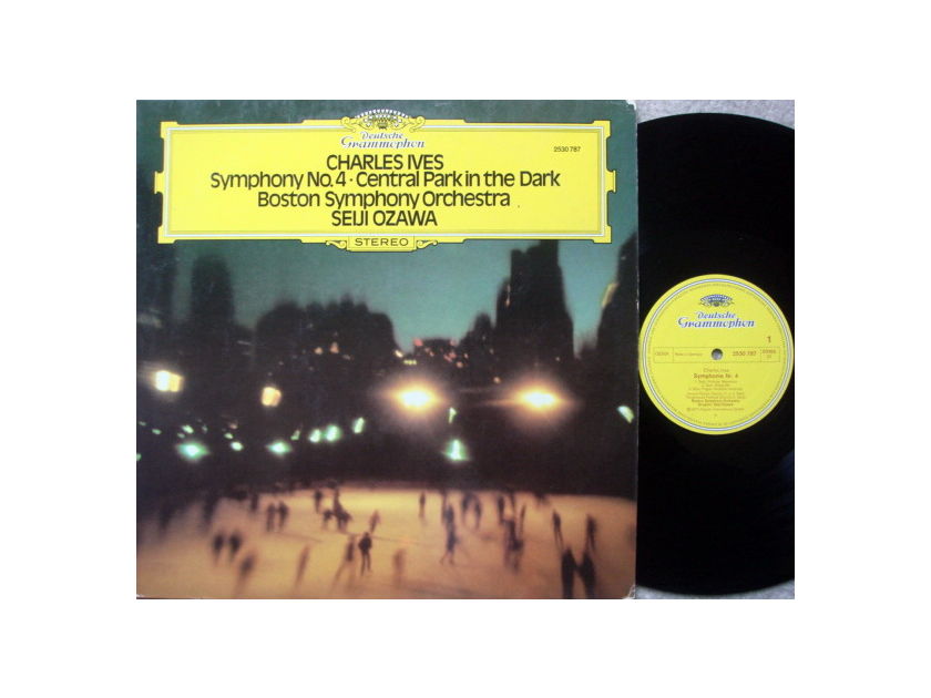 DG / SEIJI OZAWA-BSO, - Ives Symphony No.4, Cenral Park in the Dark, MINT!