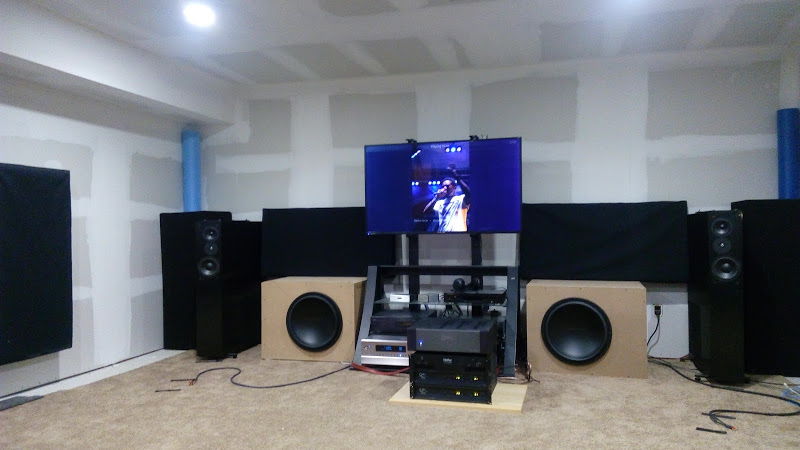 before I rotated the subs 180.. I liked being able to see the drivers but It's not as good sonically