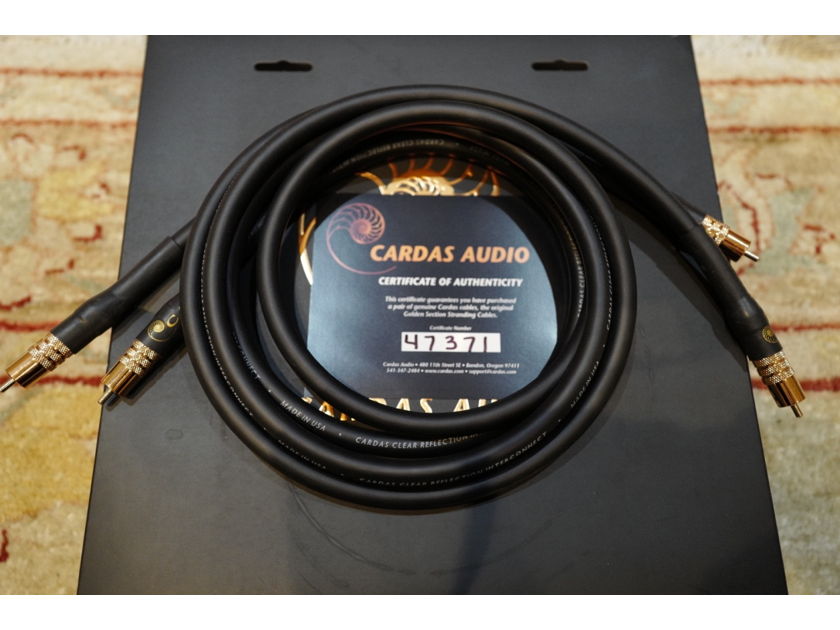 Cardas Audio Clear Reflection 1.5m Interconnect Cables RCA