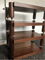 Timbernation- 4 Shelf Walnut Stack Rack with 4 Round  P... 3