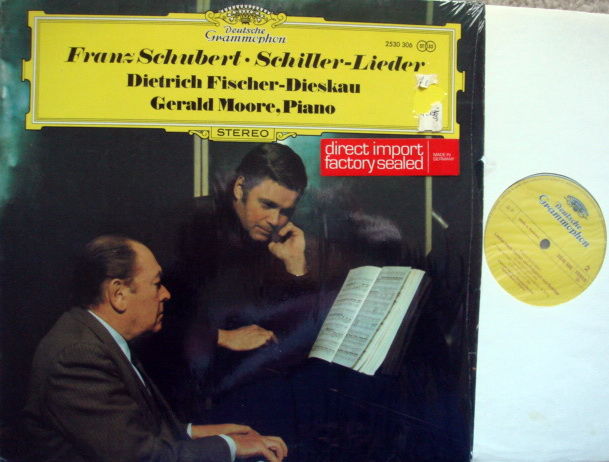 DG / FISCHER DIESKAU-MOORE, - Schubert Schiller Lieder,...