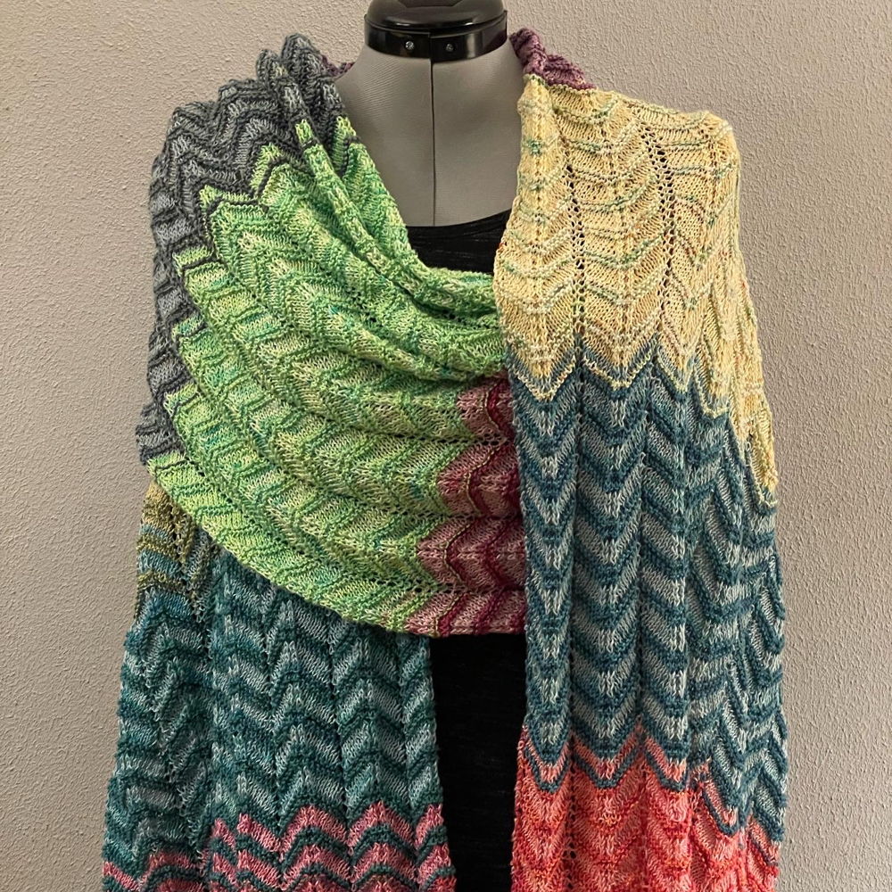 Knitted Advent Shawl
