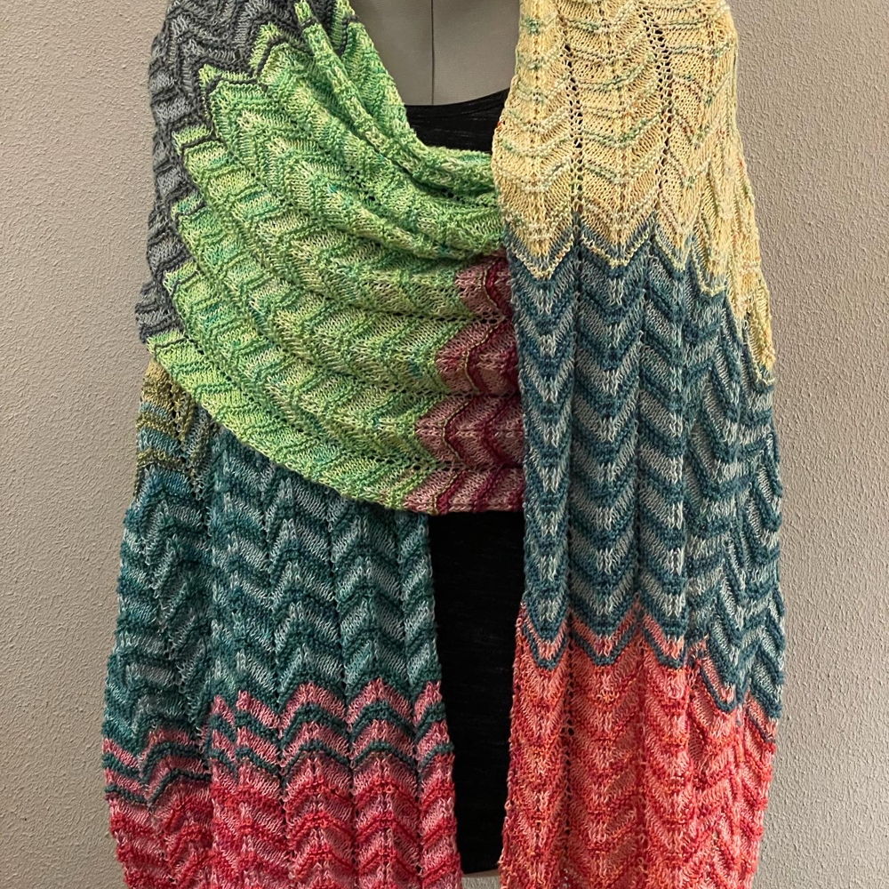 Knitted Advent Shawl