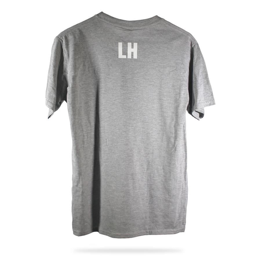 sports gray round neck shirt