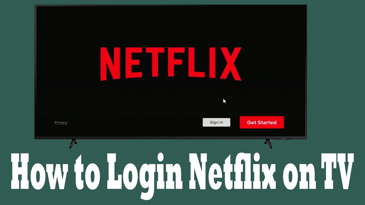 how to login netflix