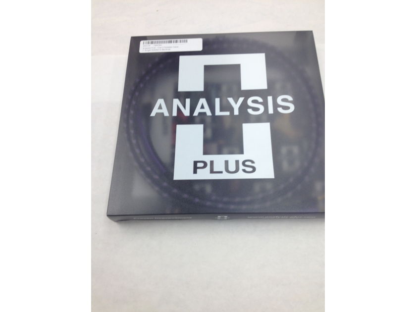 ANALYSIS PLUS SOLO CRYSTAL OVAL 8 7 FT. ONE SPEAKER CABLE