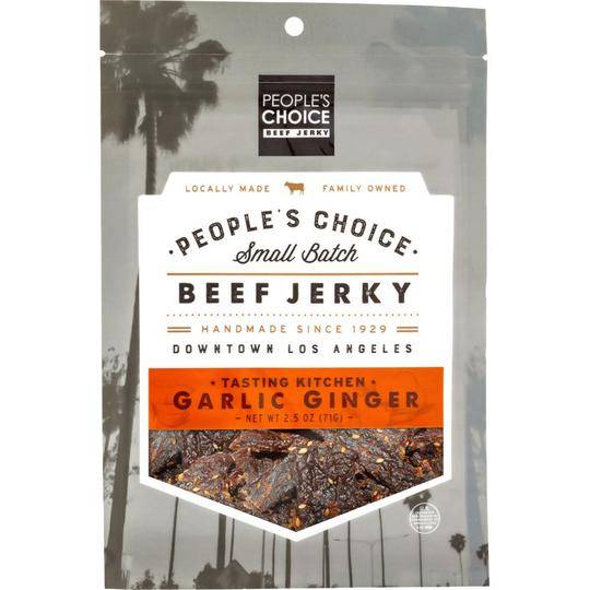 People's Choice Garlic Ginger Beef Jerky
