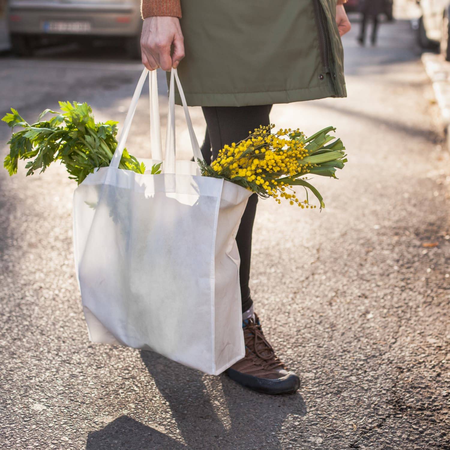 what are reusable bags made of