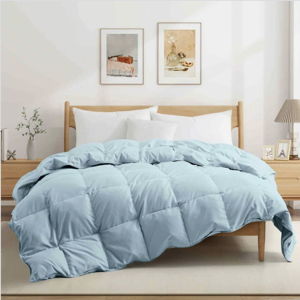 Down Comforter Duvet Insert - Full - Queen - Blue Lightweight
