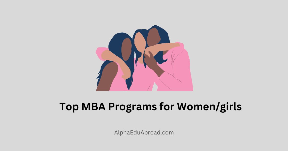 Top MBA Programs For Women/girls