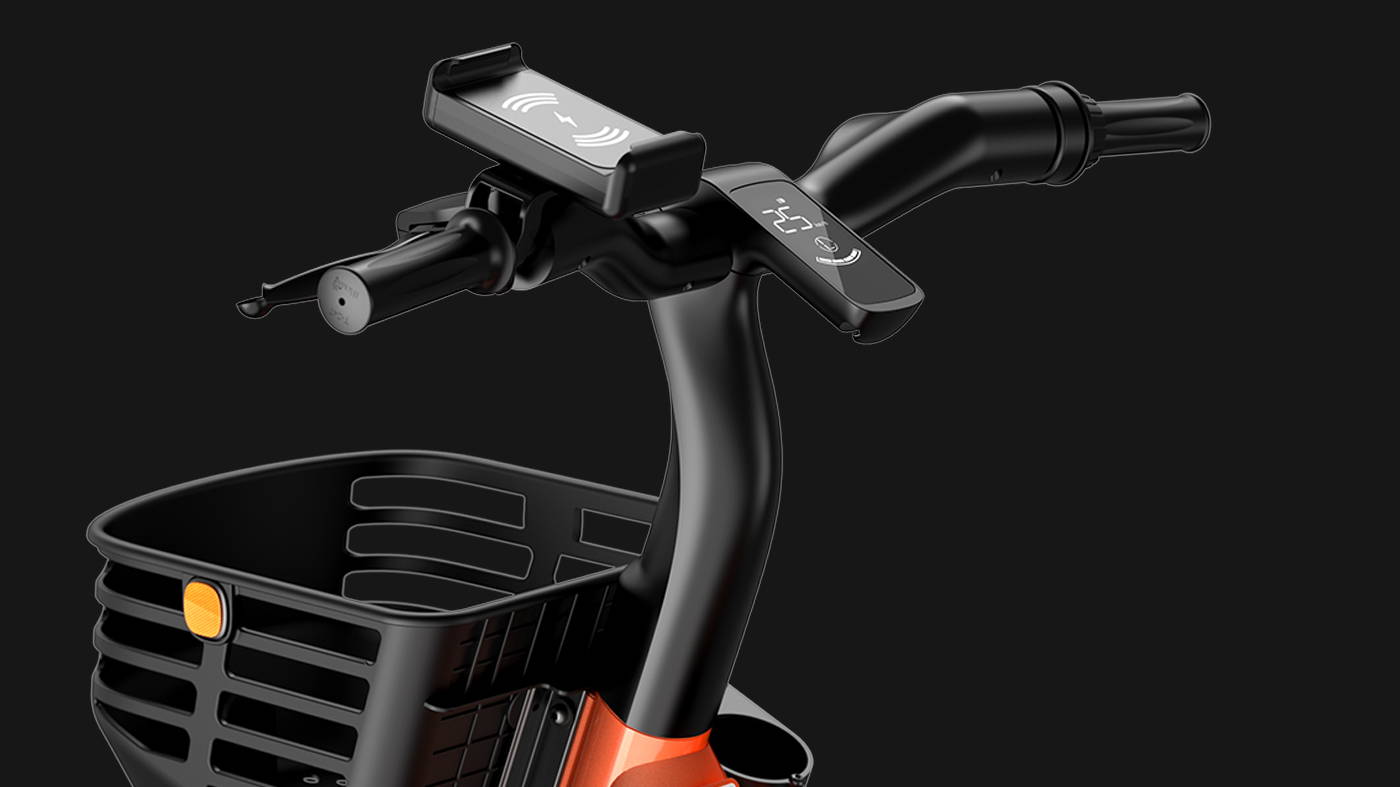 Okai Micromobility Manufacturer, EB100 Electric Bike Handlebar with Display