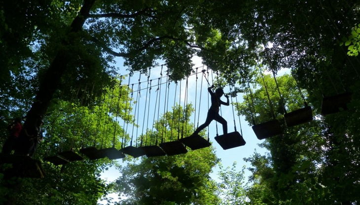 kletterwald freischütz lange wackel brücke