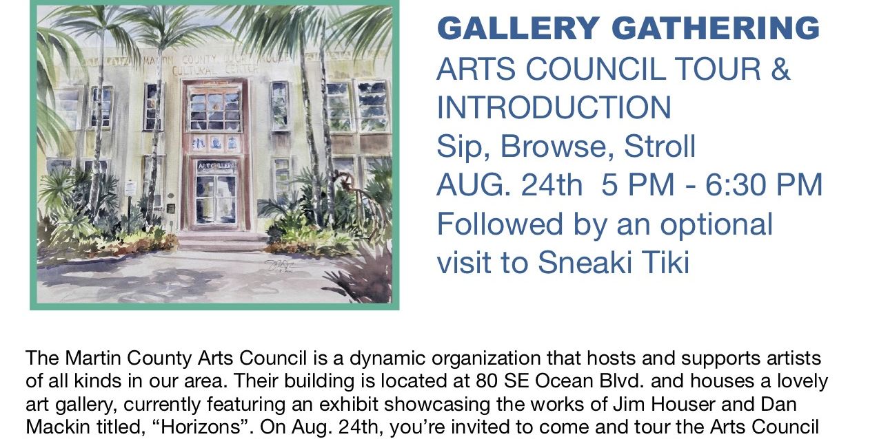 Sip N Stroll - Art Gallery Event, Arts Council of Martin County promotional image