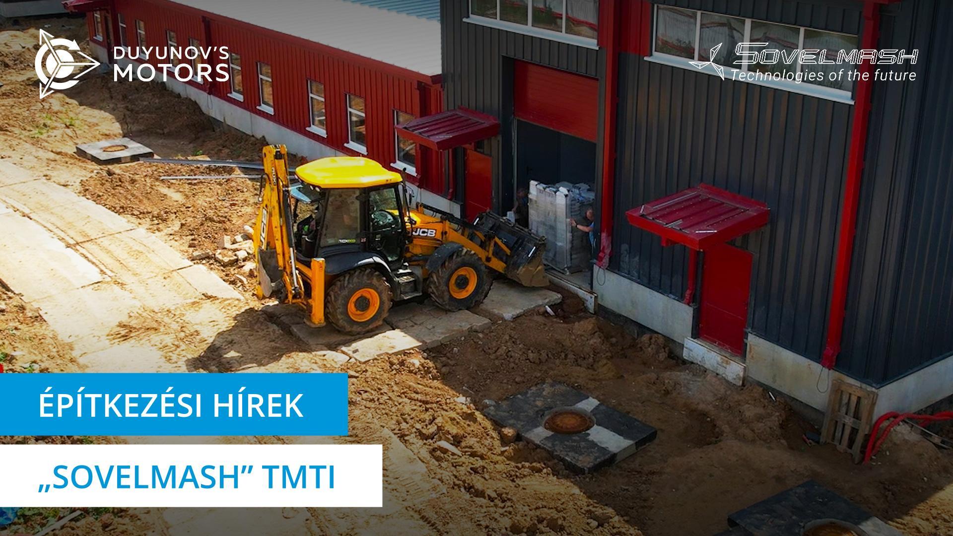 Földmunkák, befejező és egyéb munkálatok | „Sovelmash" TMTI építkezés