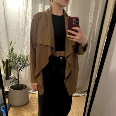 Braune Jacke
