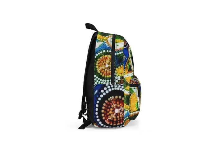 Colorful Pattern LED Backpack, Stylish Travel Daypack - Image 4