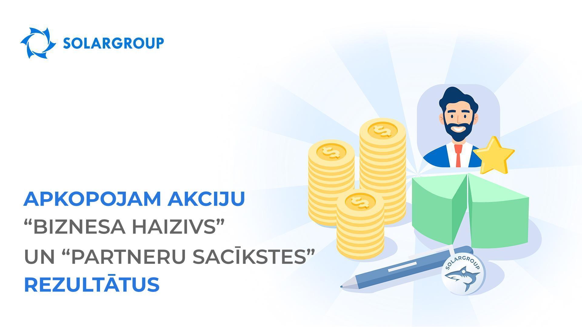Apkopojam akciju “Biznesa haizivs” un “Partneru sacīkstes” rezultātus!