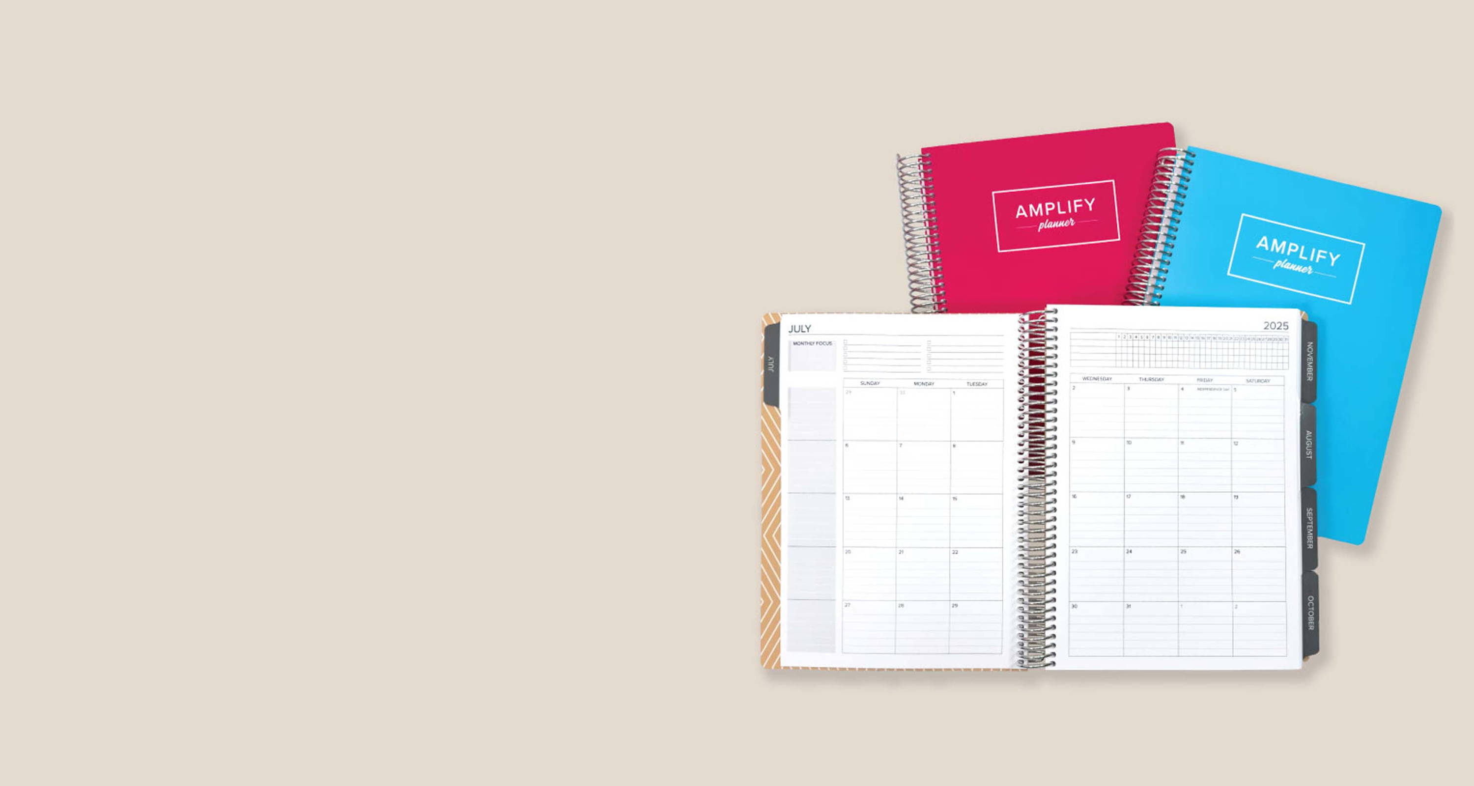 2025 weekly amplify planner stack