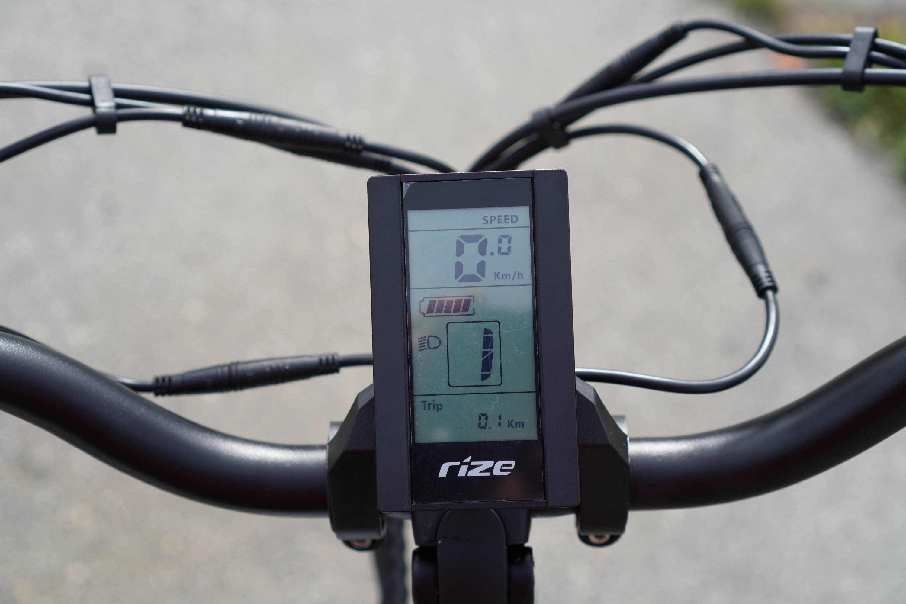 ebike display and cables