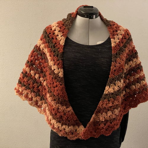 Crocheted shawl Grandma