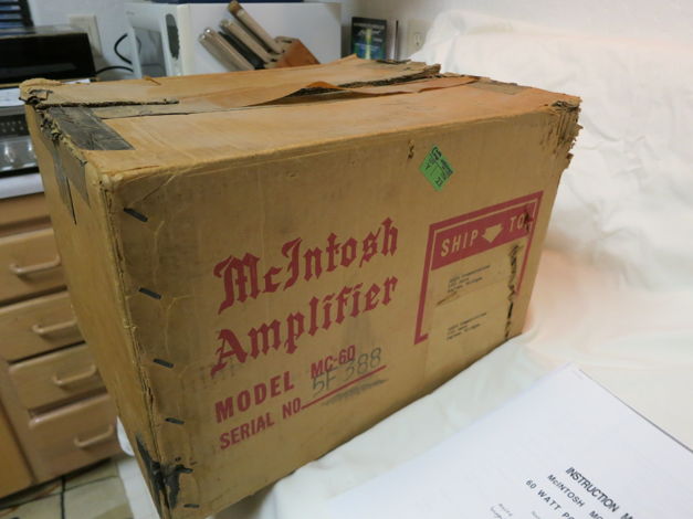 McIntosh MC-60 Monoblock Amps