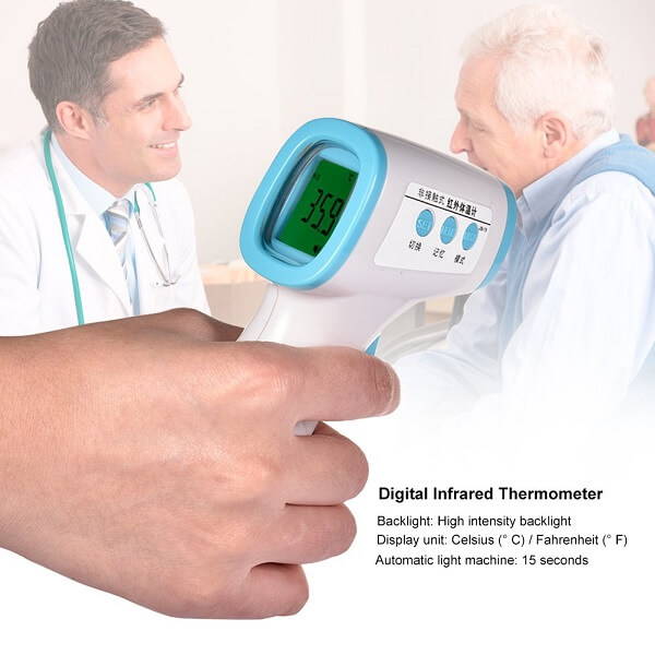 No-Contact Thermometer, Medical Thermometer, Forehead Thermometer, Digital Infrared Thermometer