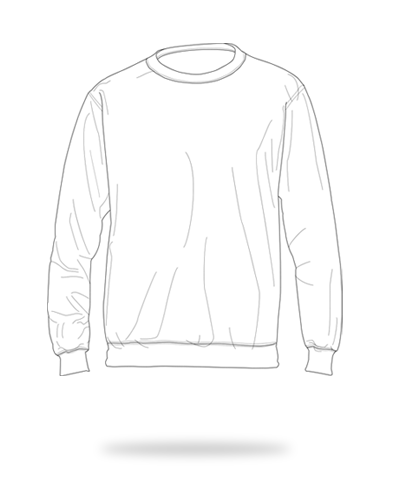 white adult fit cotton fleece crewneck sweatshirt sj clothing manila philippines