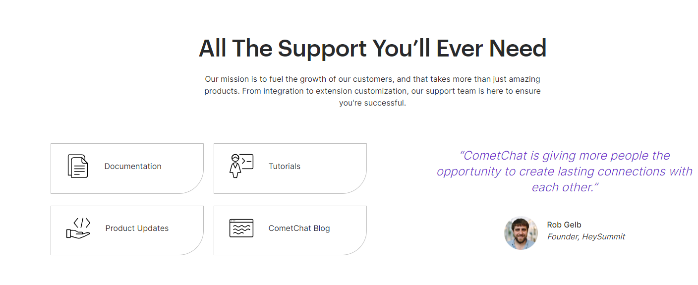 CometChat product / service