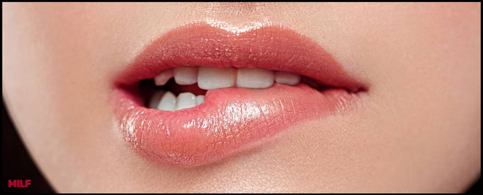 maquillage discret des lèvres et de la bouche
