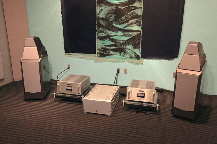 The Grand Prix Monaco stands shown with ARC amplifiers.