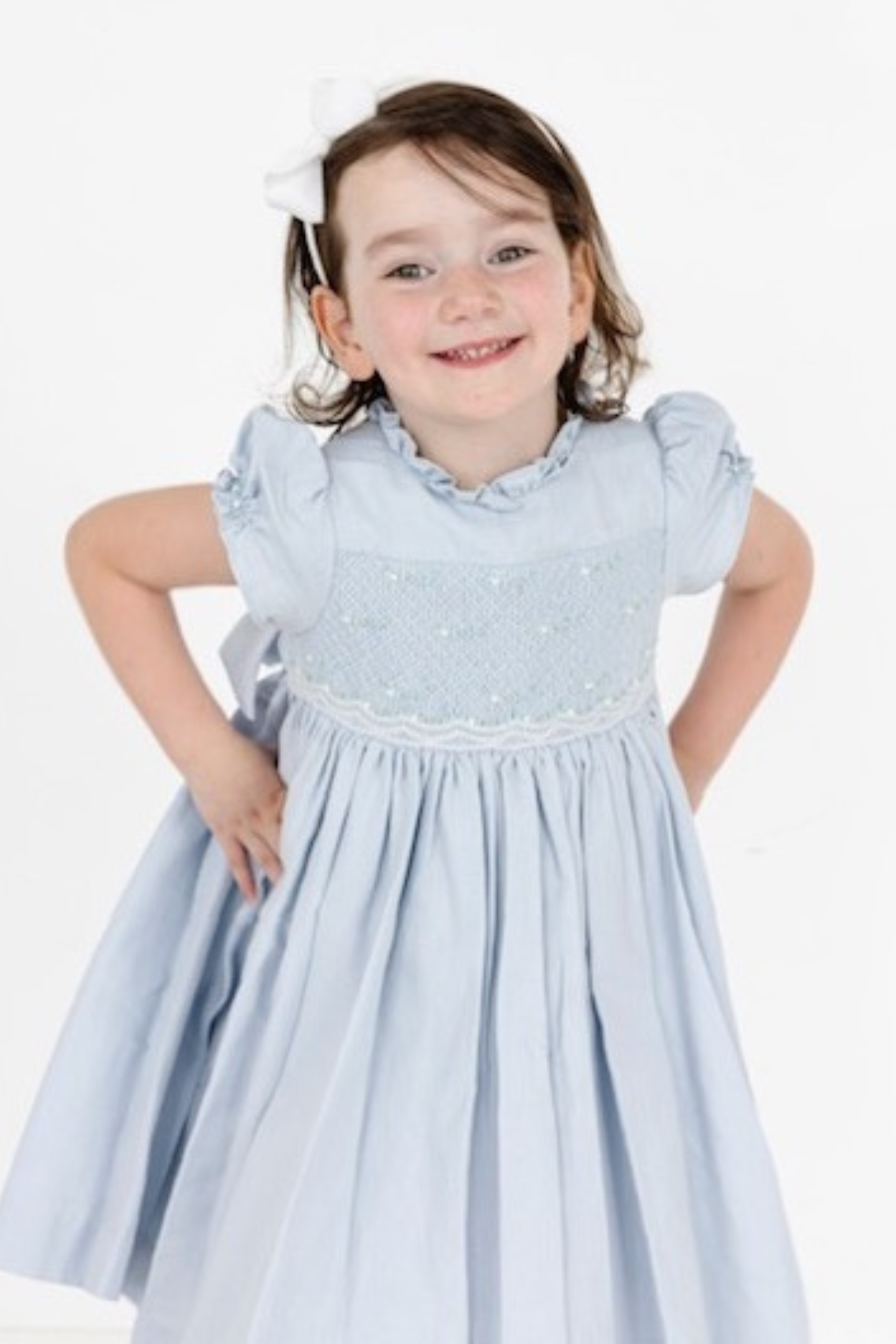 Long smocked dress pattern