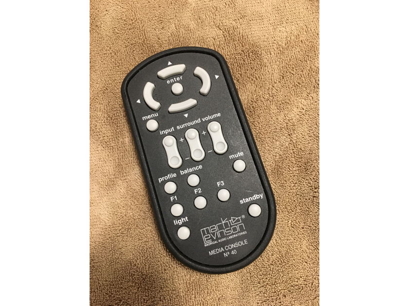 MARK LEVINSON No.40 Remote Control for  #40 Home Theater Media Console