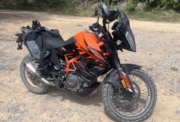 2023 KTM 390 ADVENTURE motorcycle for rent near Ringgold, GA