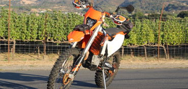 2018 KTM 500 EXC-F motorcycle for rent near Napa, CA