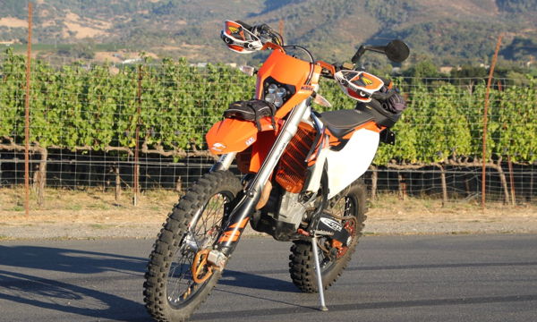 2018 KTM 500 EXC-F motorcycle for rent near Napa, CA