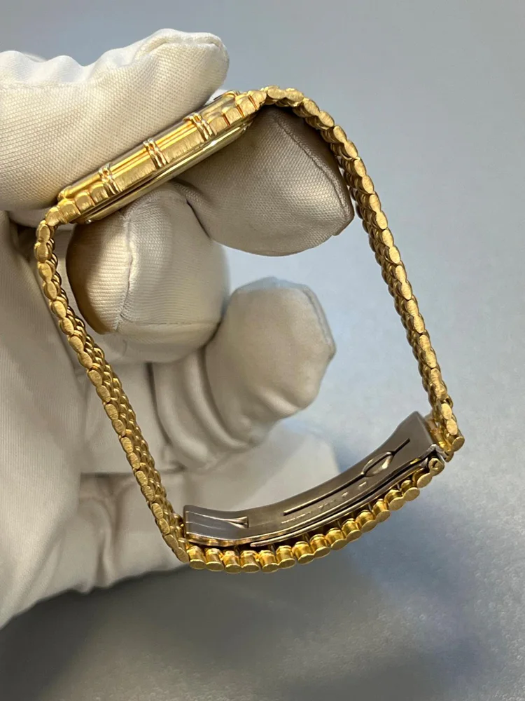 Bamboo Diamond Dial with Rubies Integrated Bracelet 17.9 cm