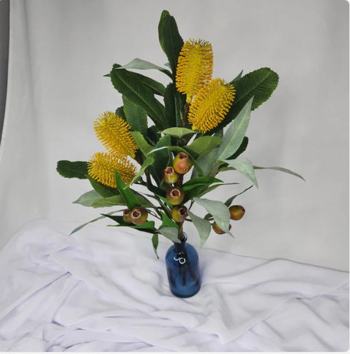 Banksia Spray Arrangement - Realistic Artificial Flowers - Image 4